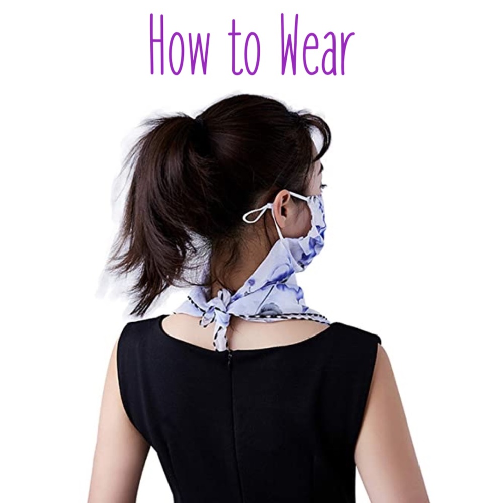 Acid Wash Scarf Mask GREY GRAY - Picture 11 of 11